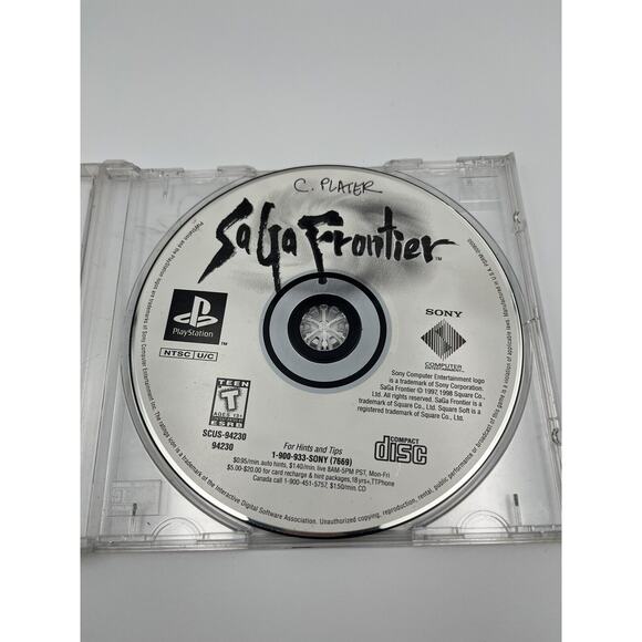 Saga Frontier 2 PS1 PlayStation 1 - No Manual *Tested/Working* SquareSoft - Picture 3 of 6